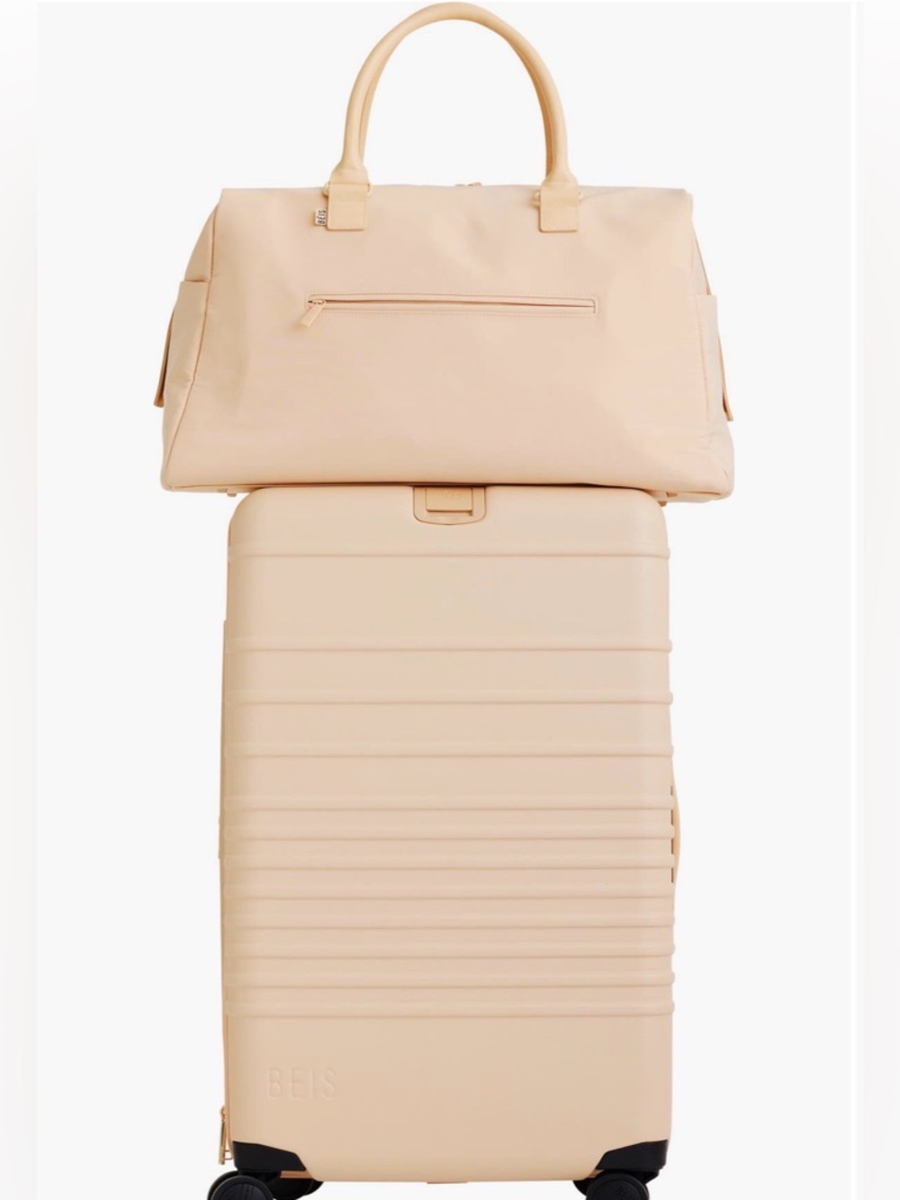 Beis the commuter duffel beige carry on travel bag - Picture 9 of 14